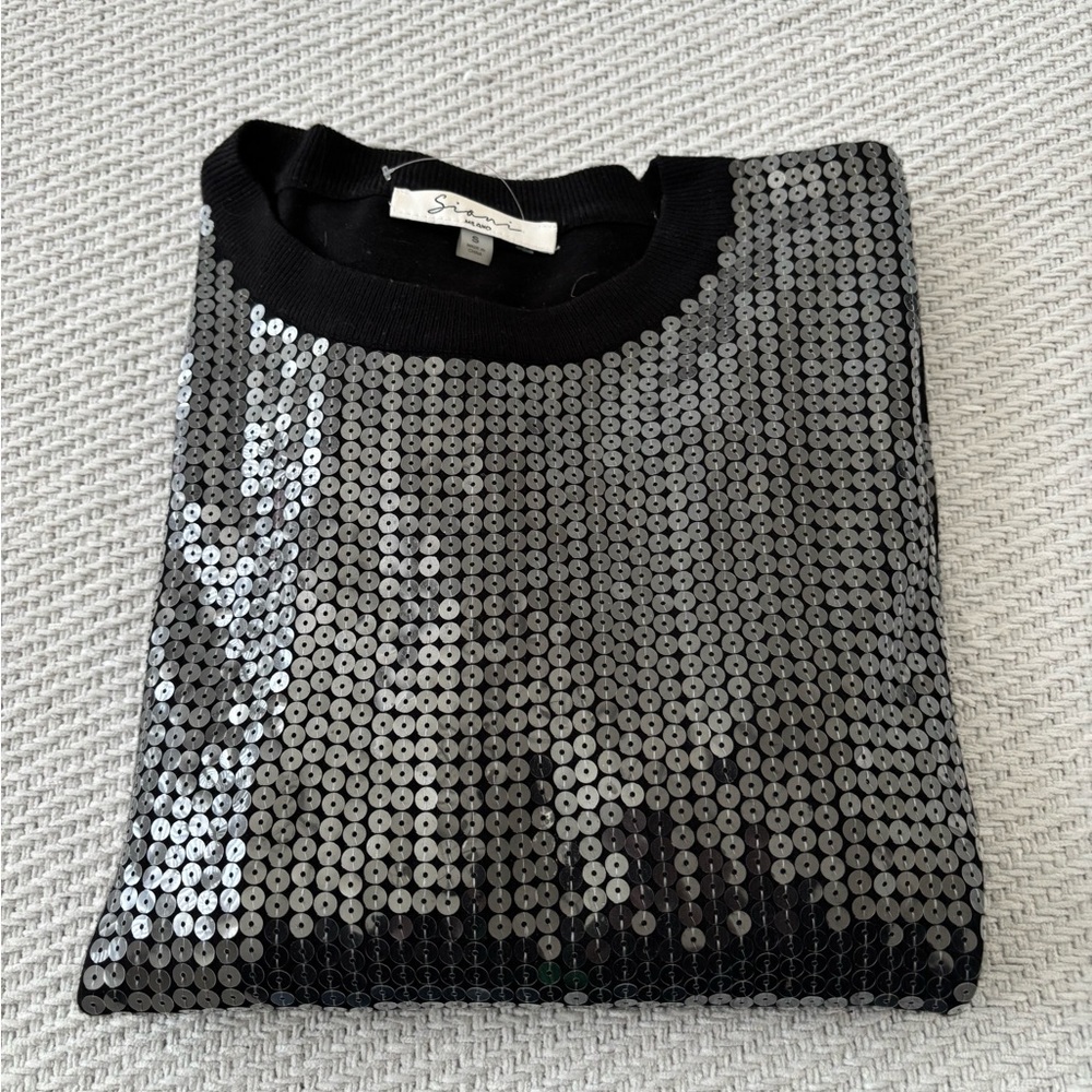 Sequin Black Sweater